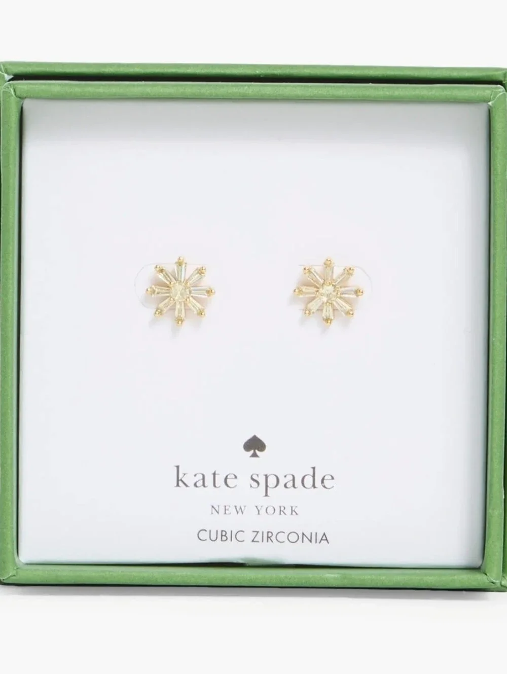 💛▪️kate spade▪️ gold- Yellow  floral stud Mini Flower  earrings